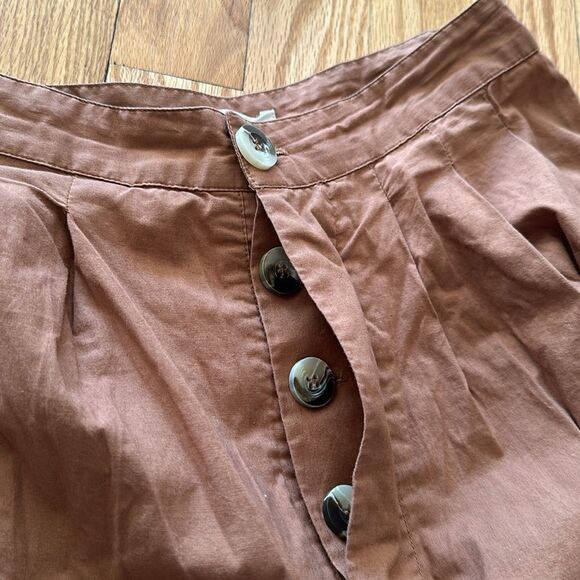 Doen 2 Grover Pant 100% cotton pleated front button fly terra cotta great cond - Picture 8 of 9